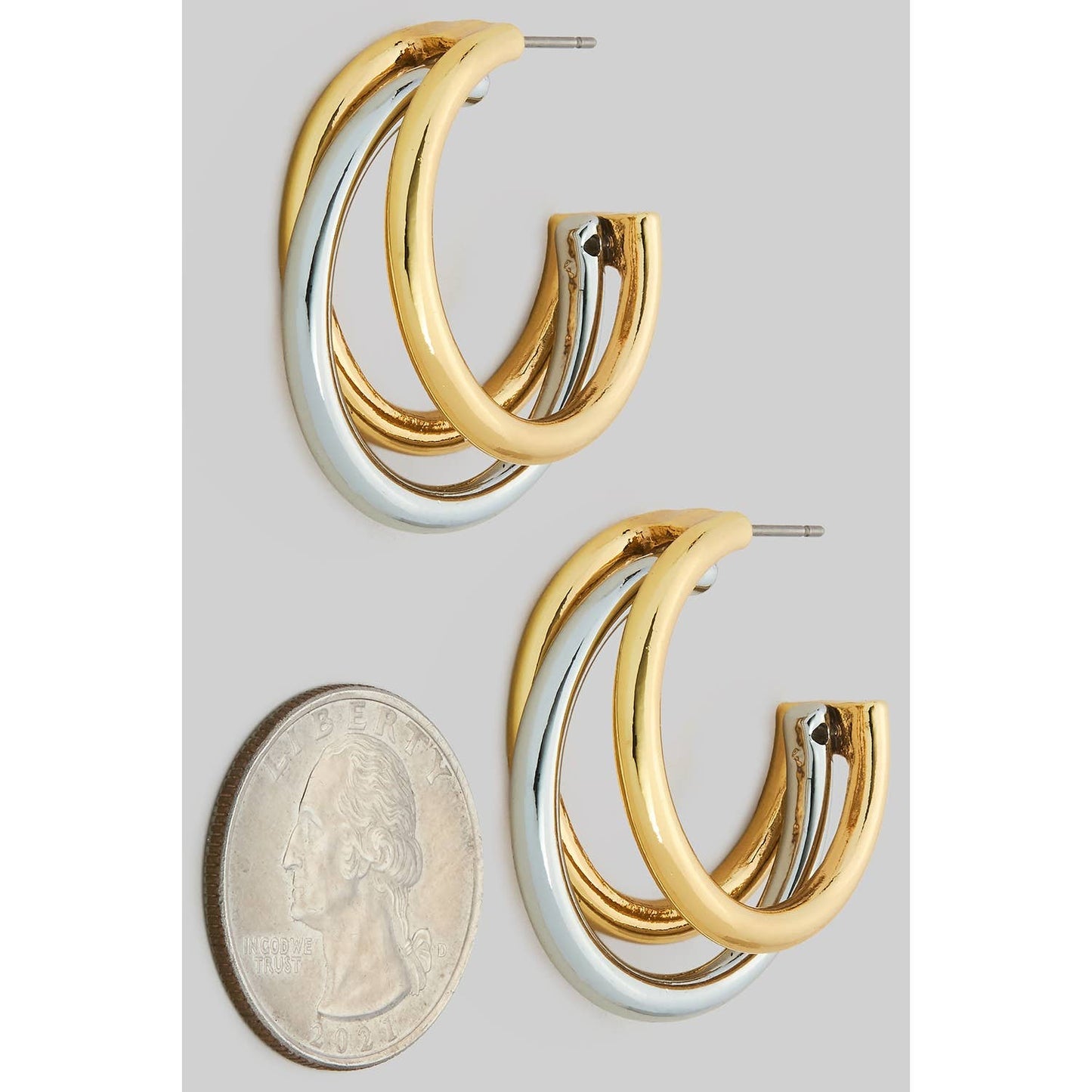 Two Tone Hoops