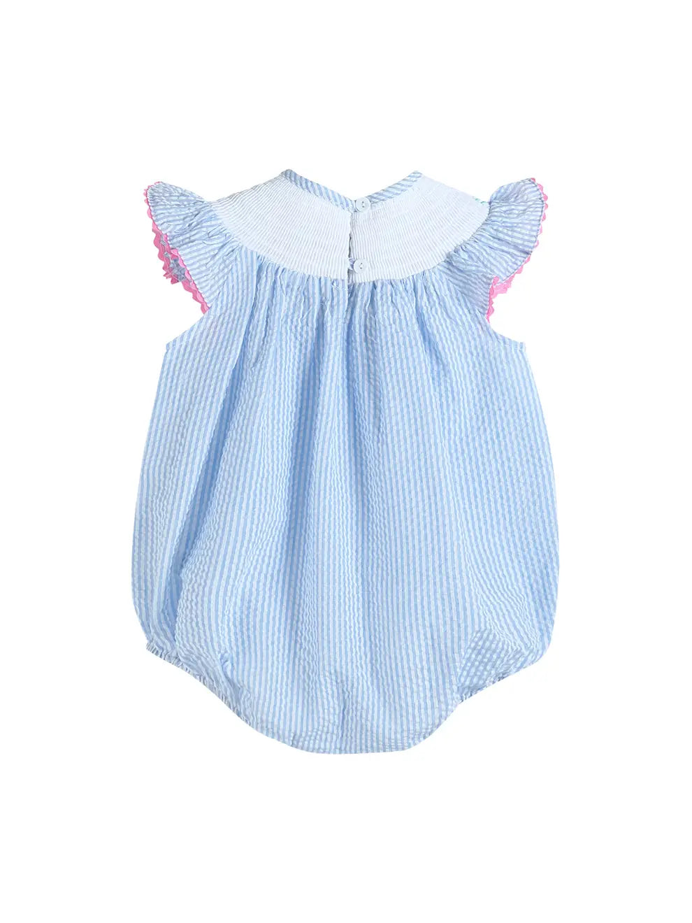 Smocked Whale Romper