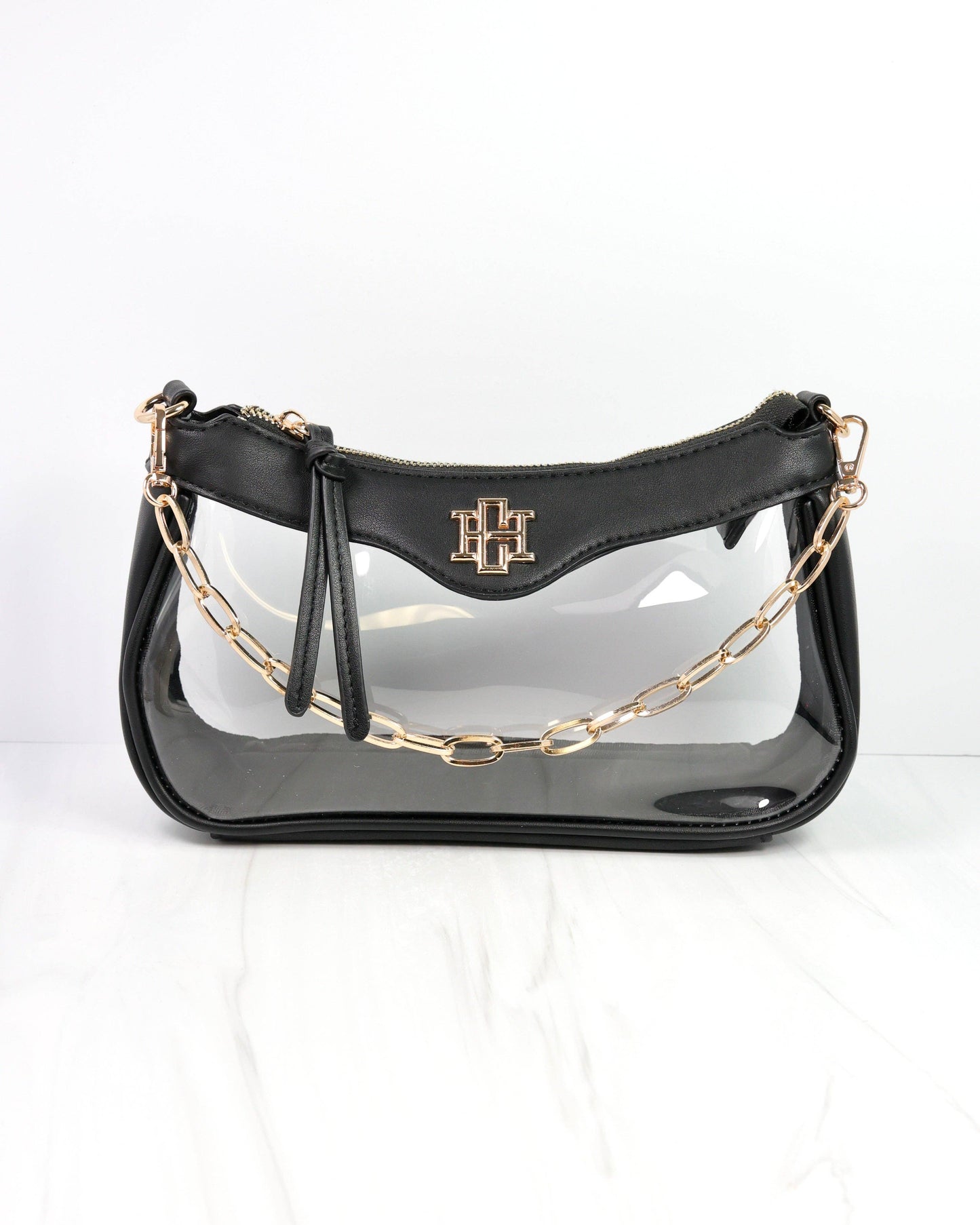 Cassidy Clear Crossbody Black