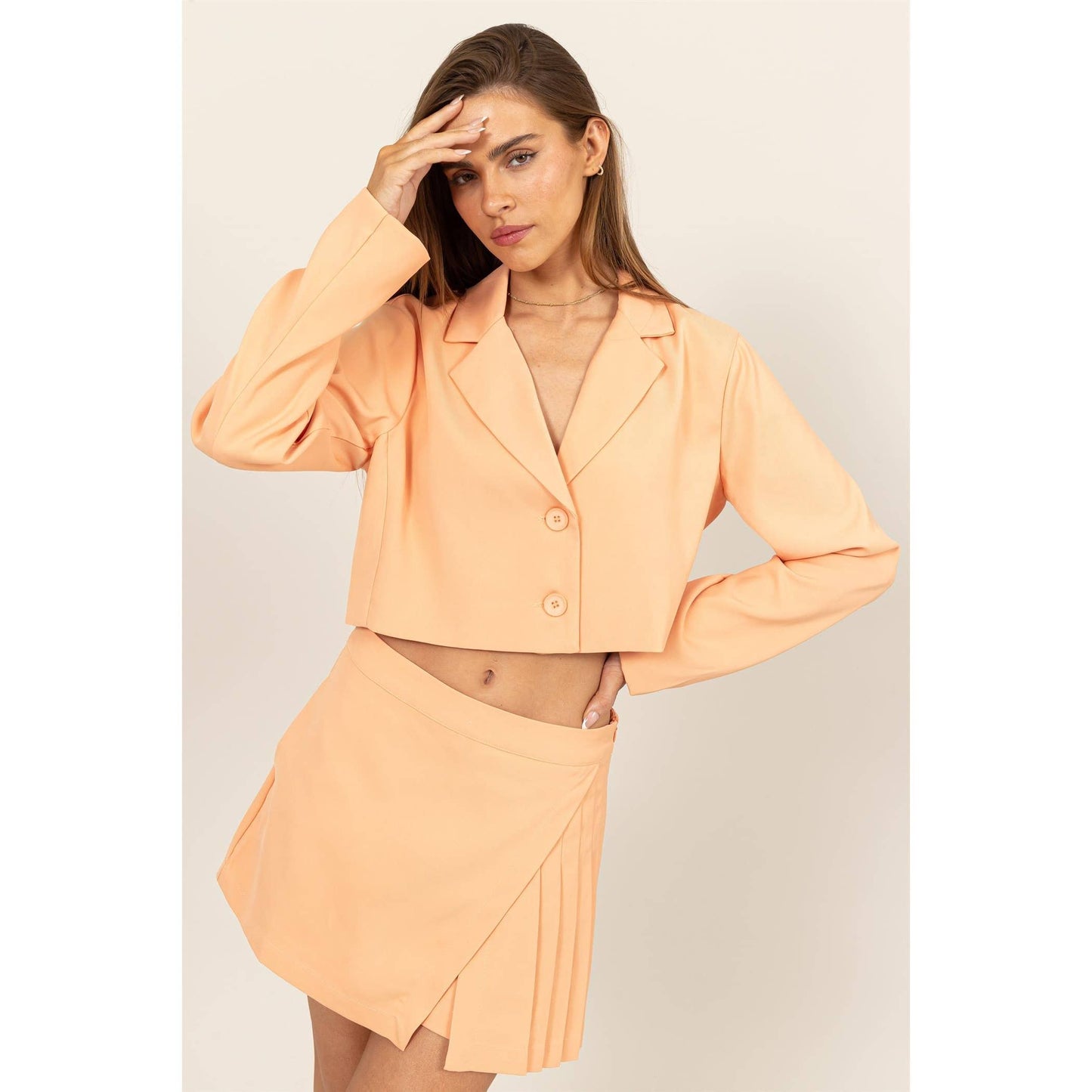 Peach Crop Blazer