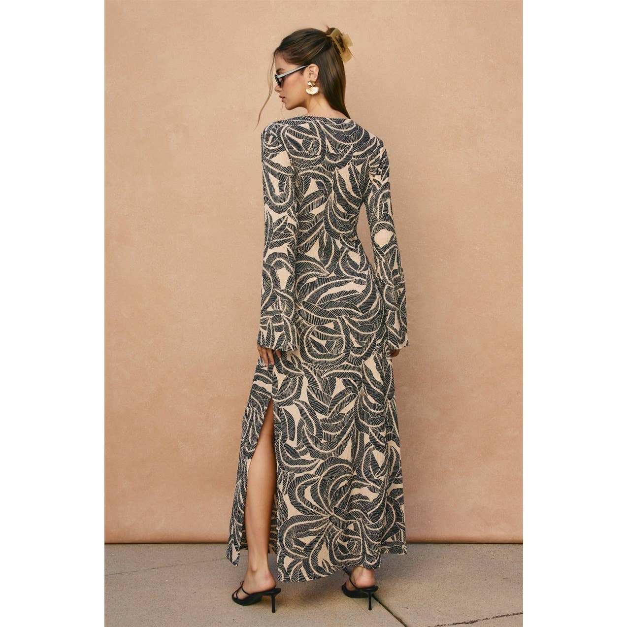 Saltwater Bell Sleeve Maxi Dress