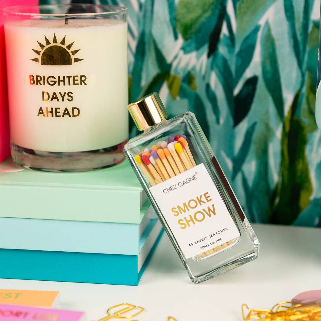 Smokeshow - Glass Bottle Matches, Funny Gift