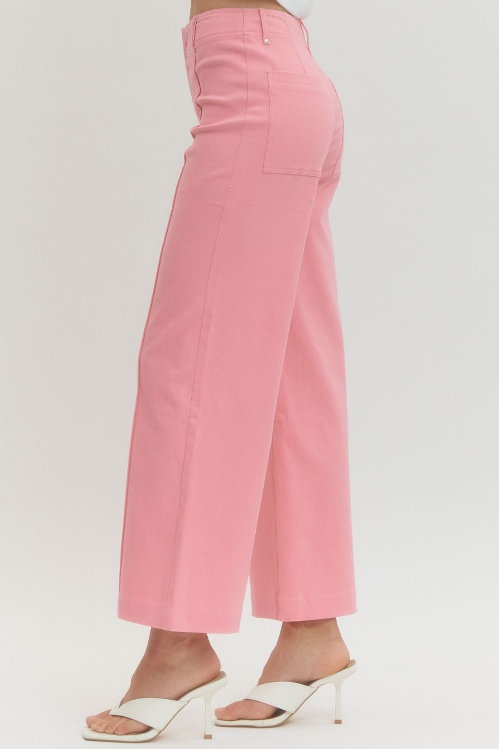 Pink Bubblegum Crop Pants