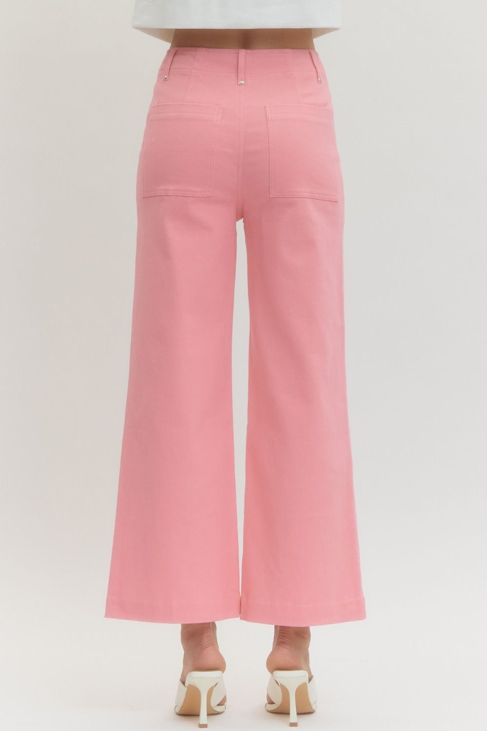 Pink Bubblegum Crop Pants