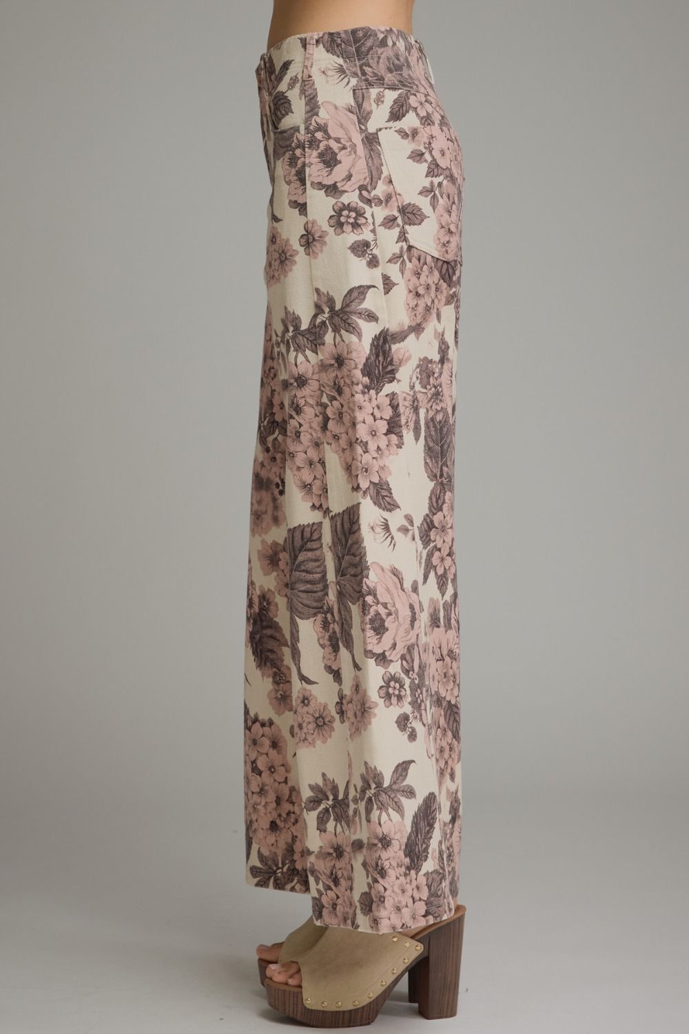 Pressed Petals Wide Leg Pants