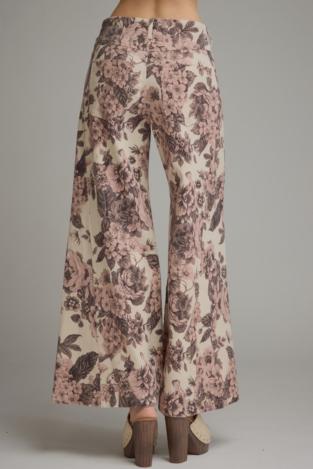 Pressed Petals Wide Leg Pants