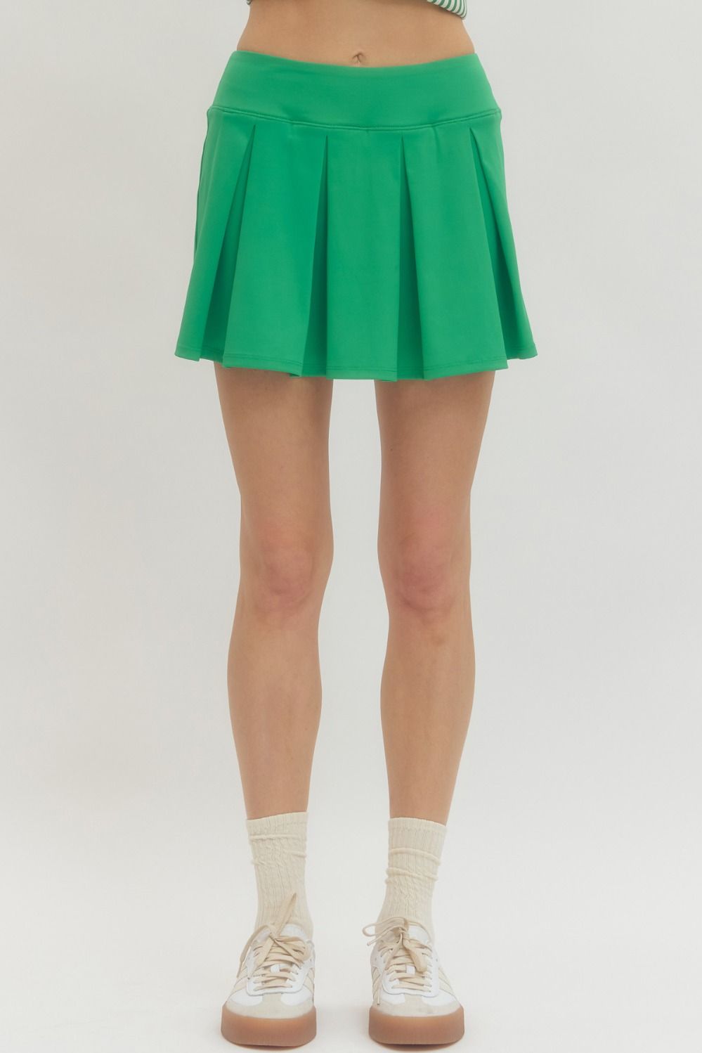 Fern Pleated Prep Skort