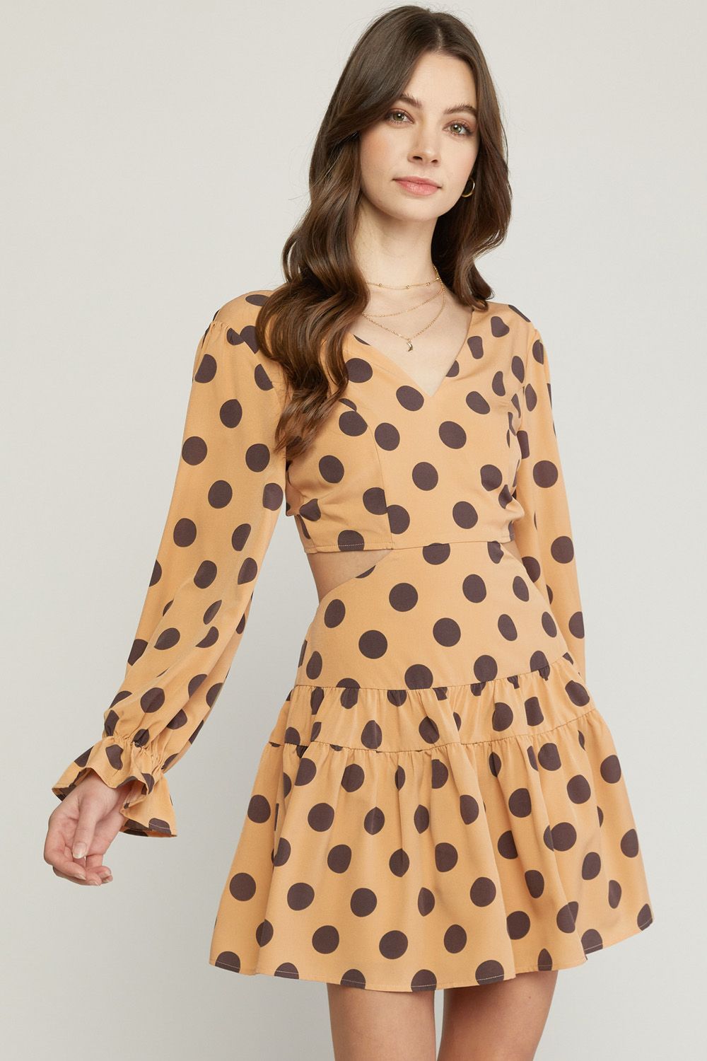 Dotted Darling Tie Back Dress