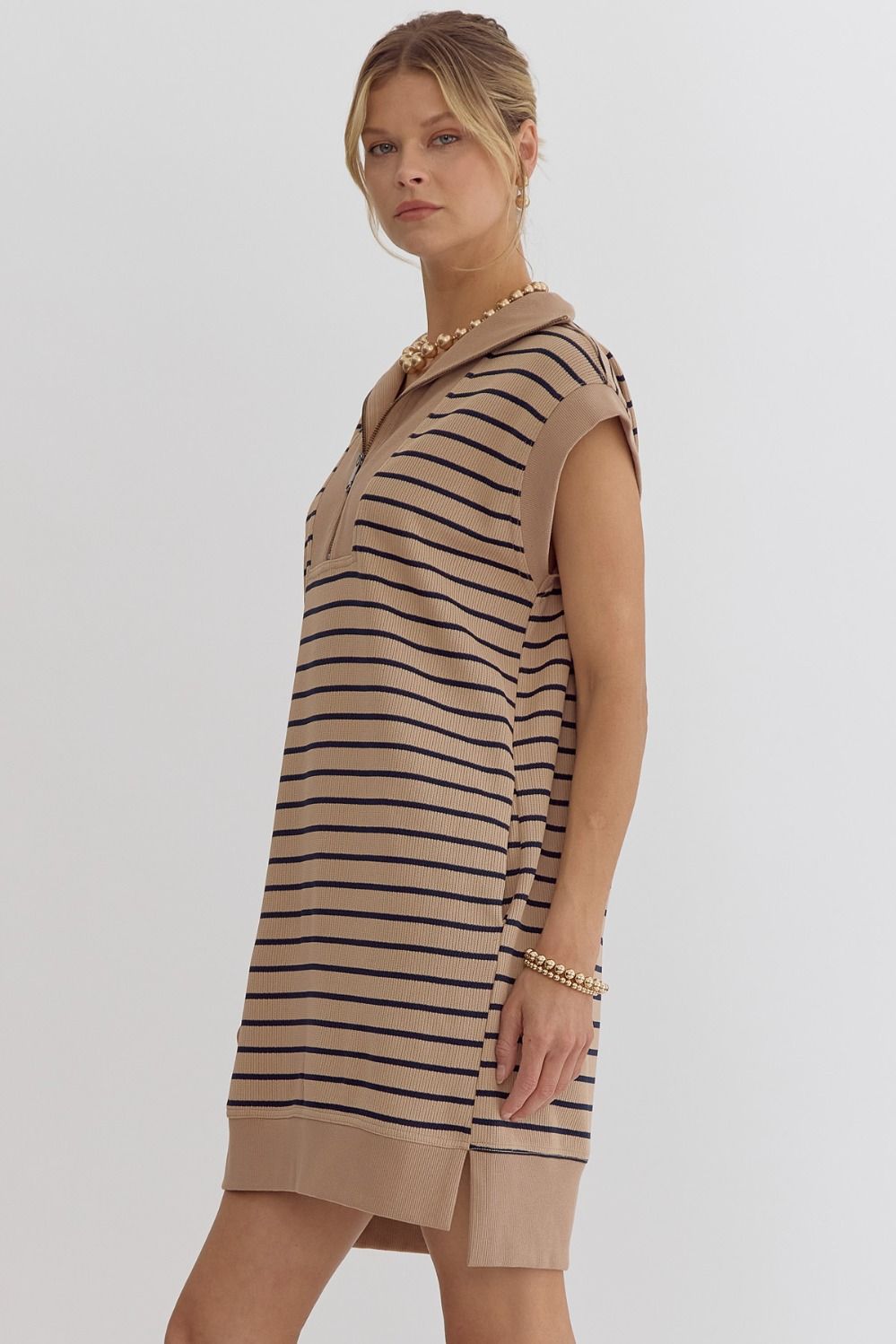 Toni Stripe Knit Dress