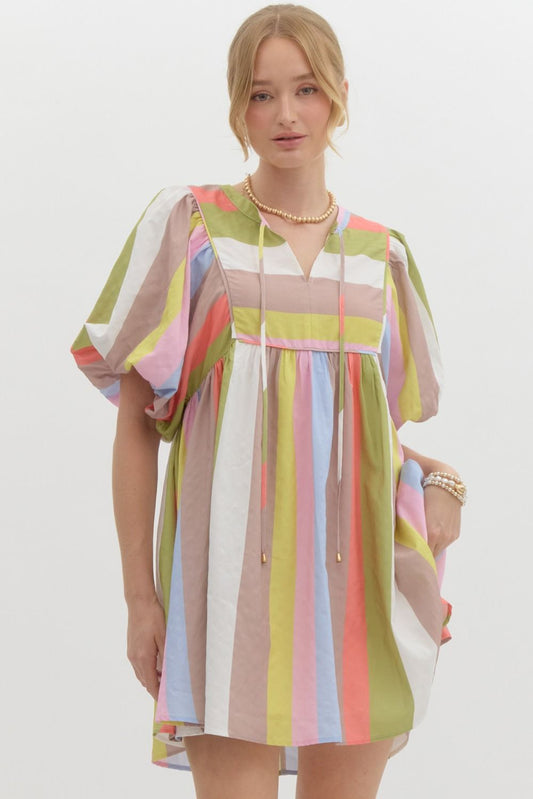 Susie Multi Stripe Dress