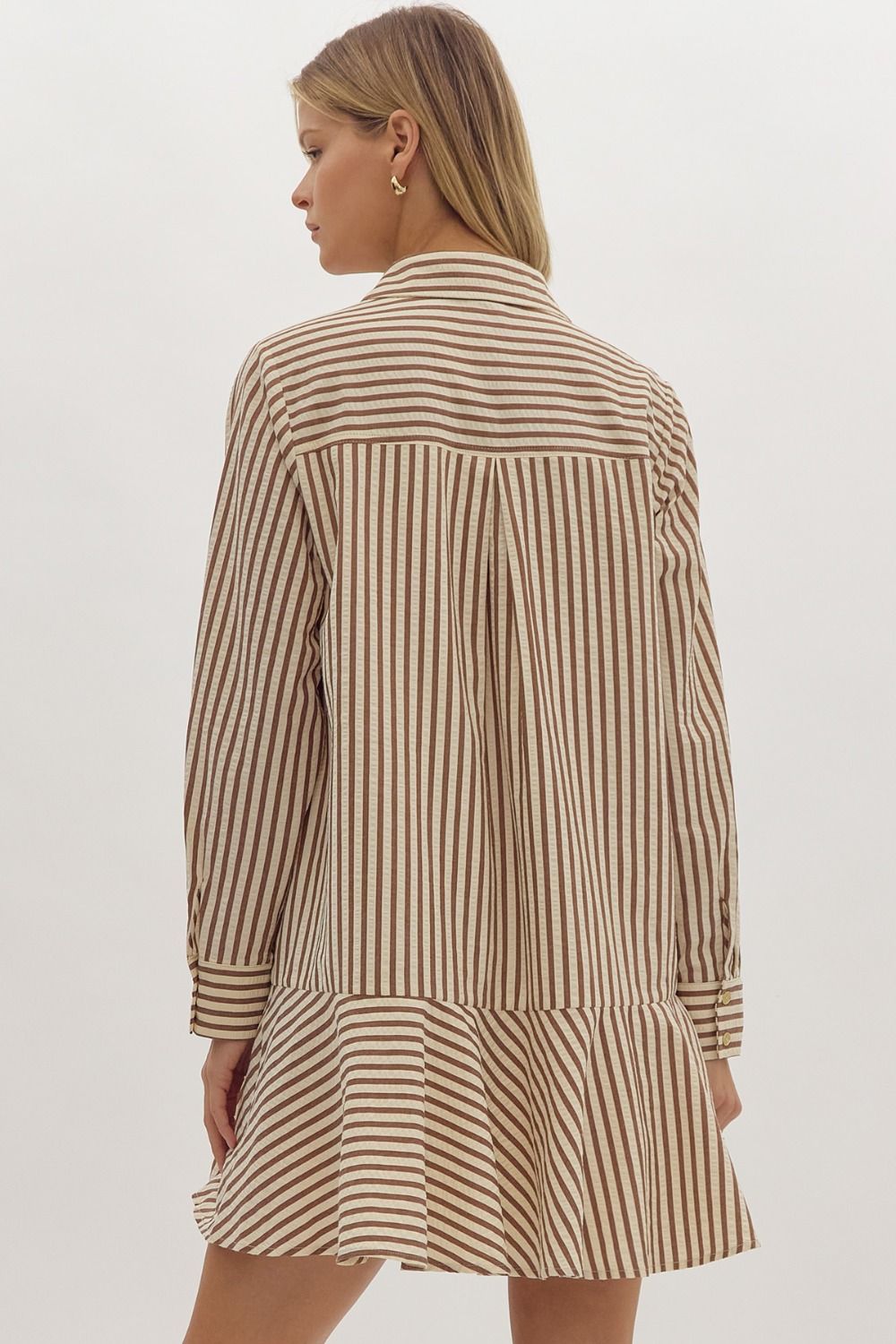 Nora Pinstripe Dress