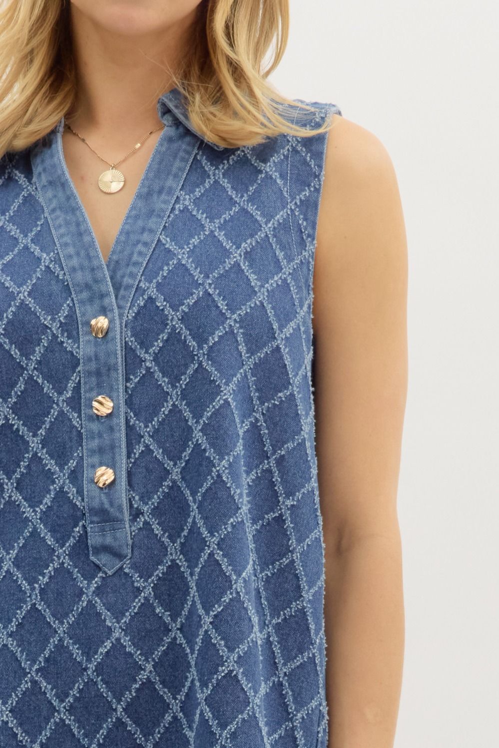 Diamond Days Denim Dress