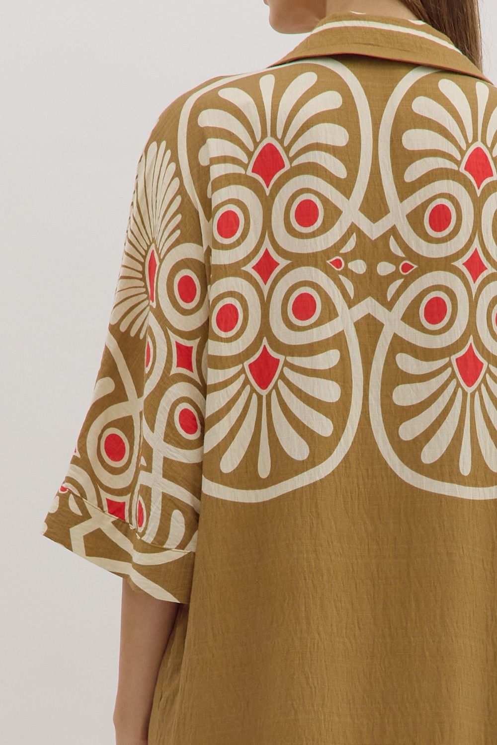 Sabrina Golden Midi Dress