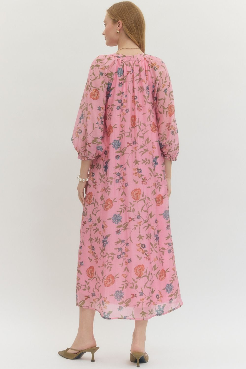 Joan Botanical Maxi Dress