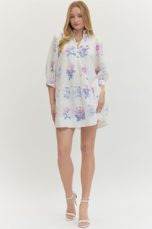 Lilly Eyelet Mini Dress