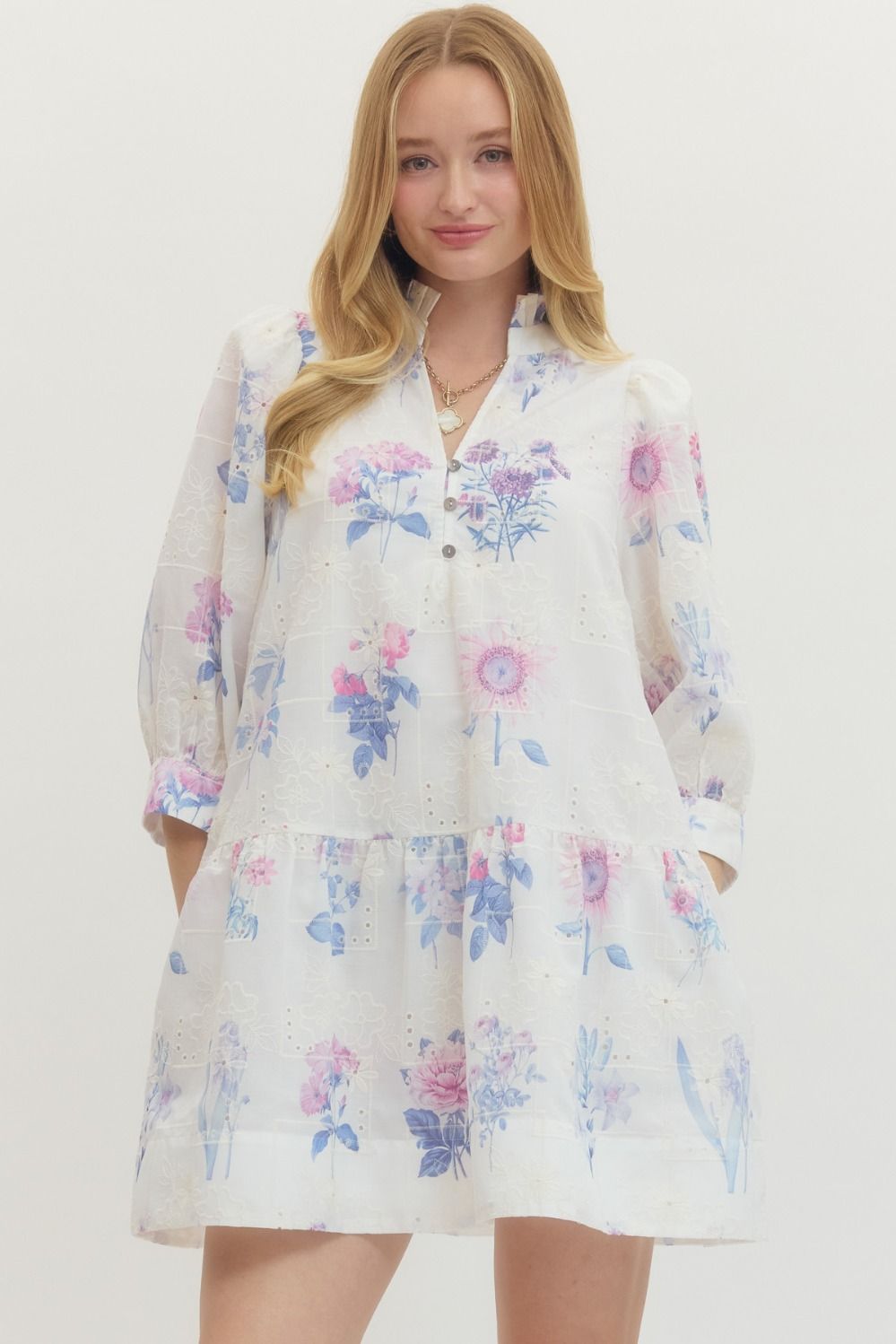 Lilly Eyelet Mini Dress