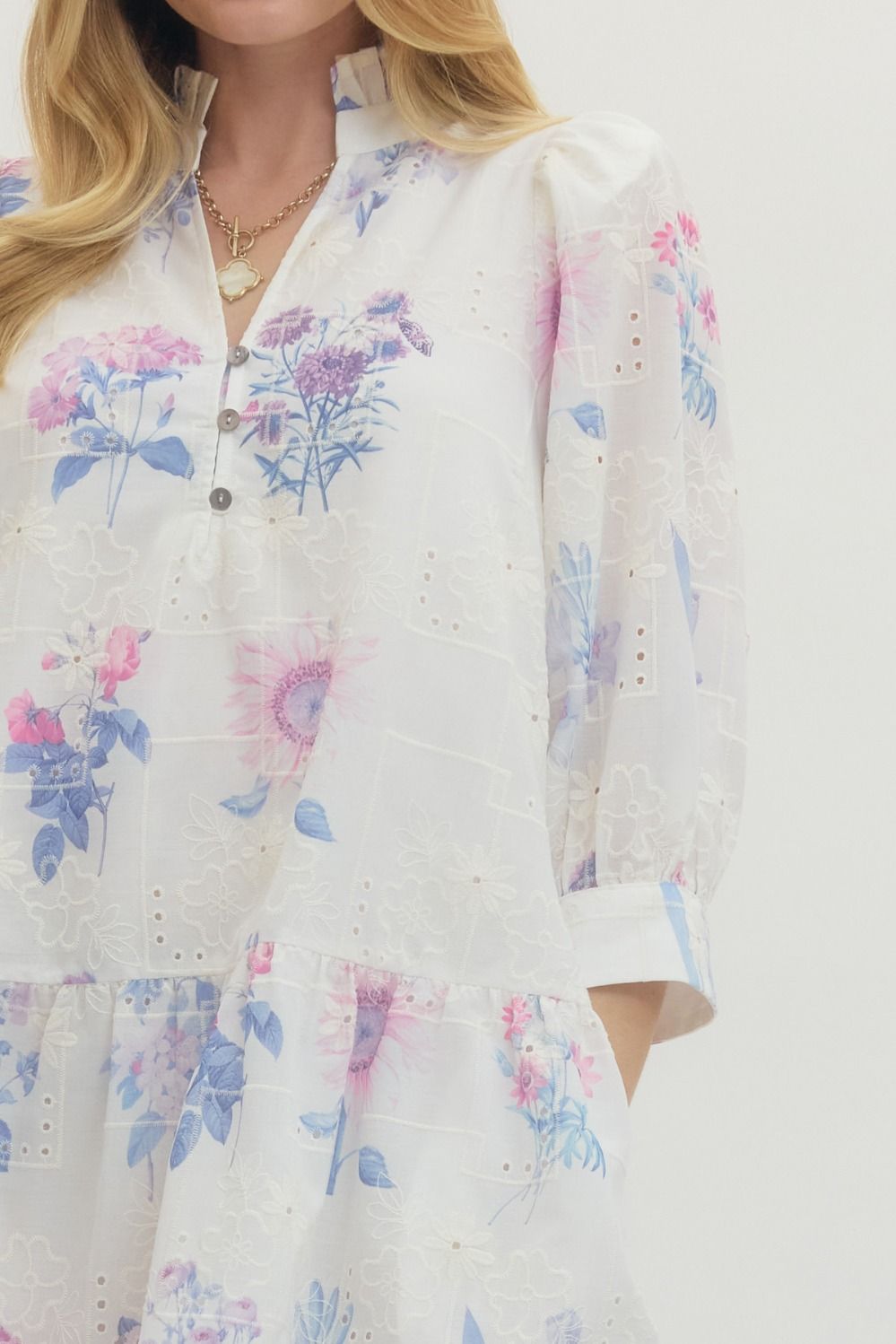 Lilly Eyelet Mini Dress