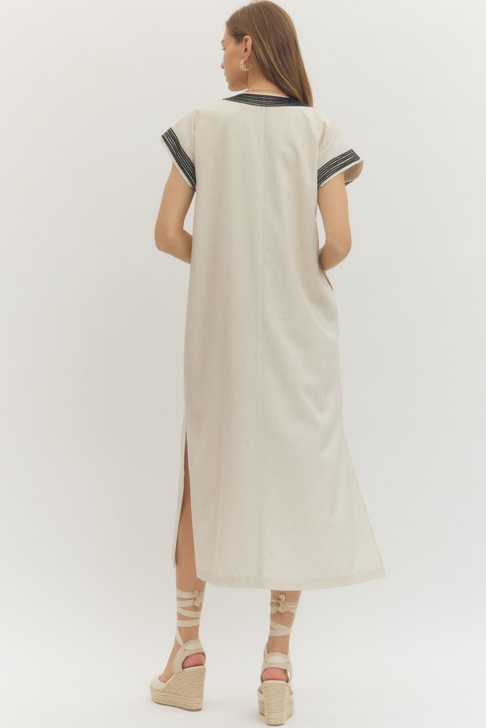 Drew Linen Midi Dress