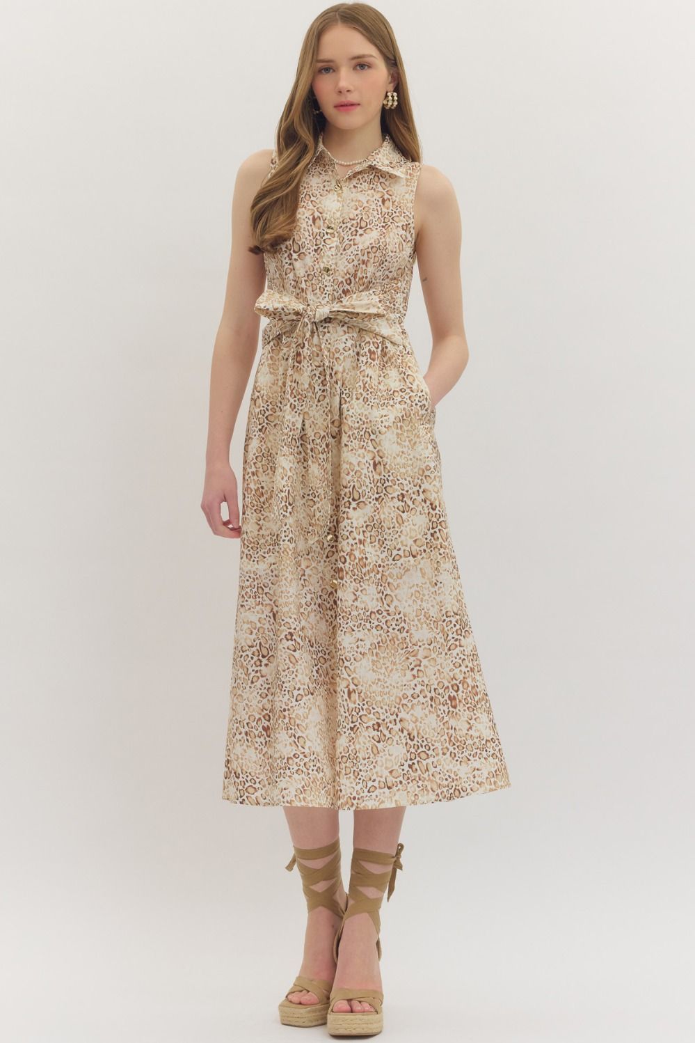 Wild Elagence Midi Dress