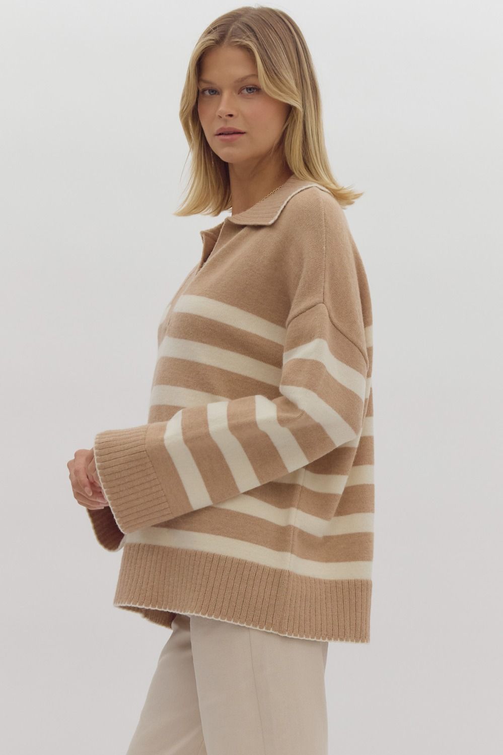 Dreamy Stripe Knit Sweater