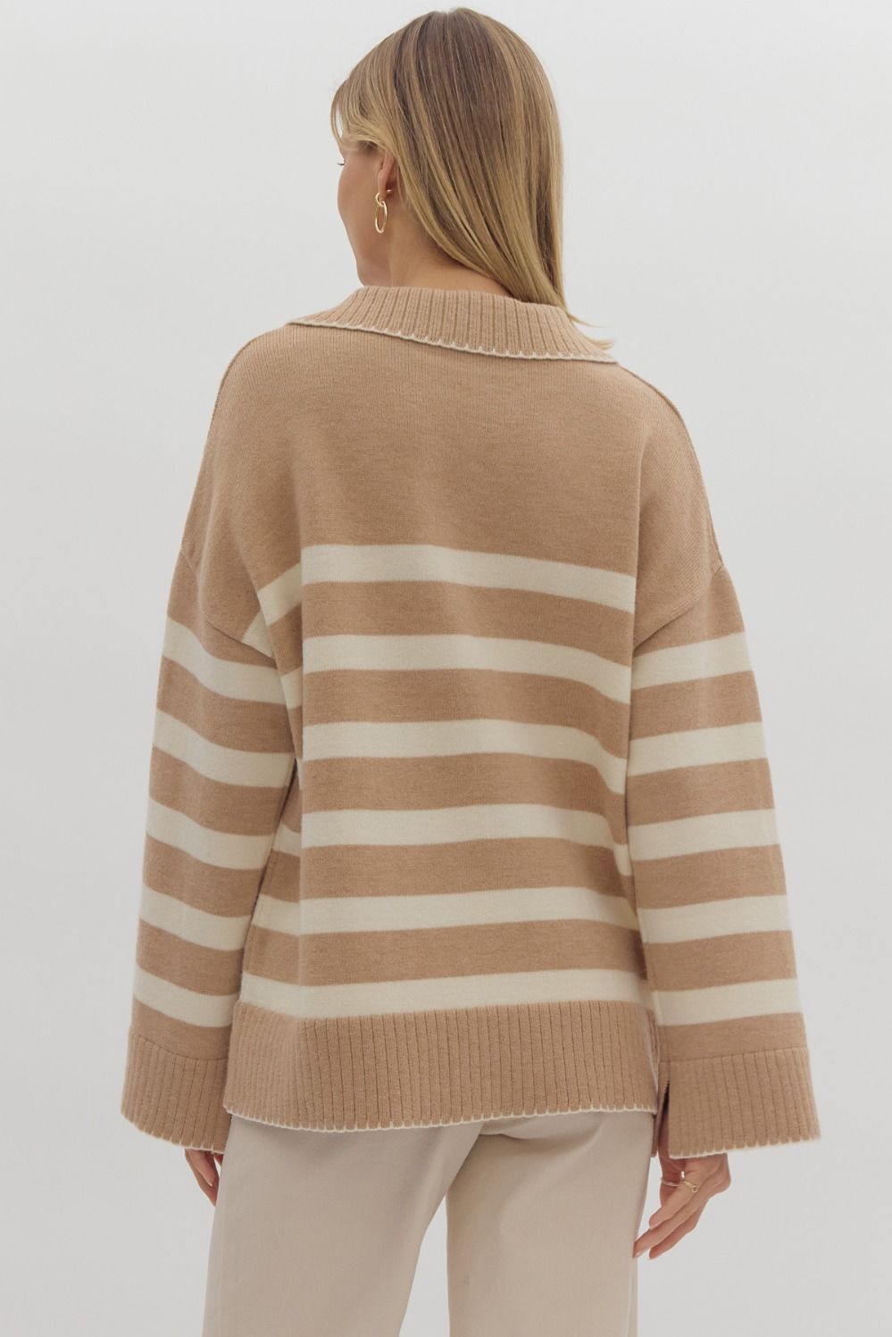 Dreamy Stripe Knit Sweater