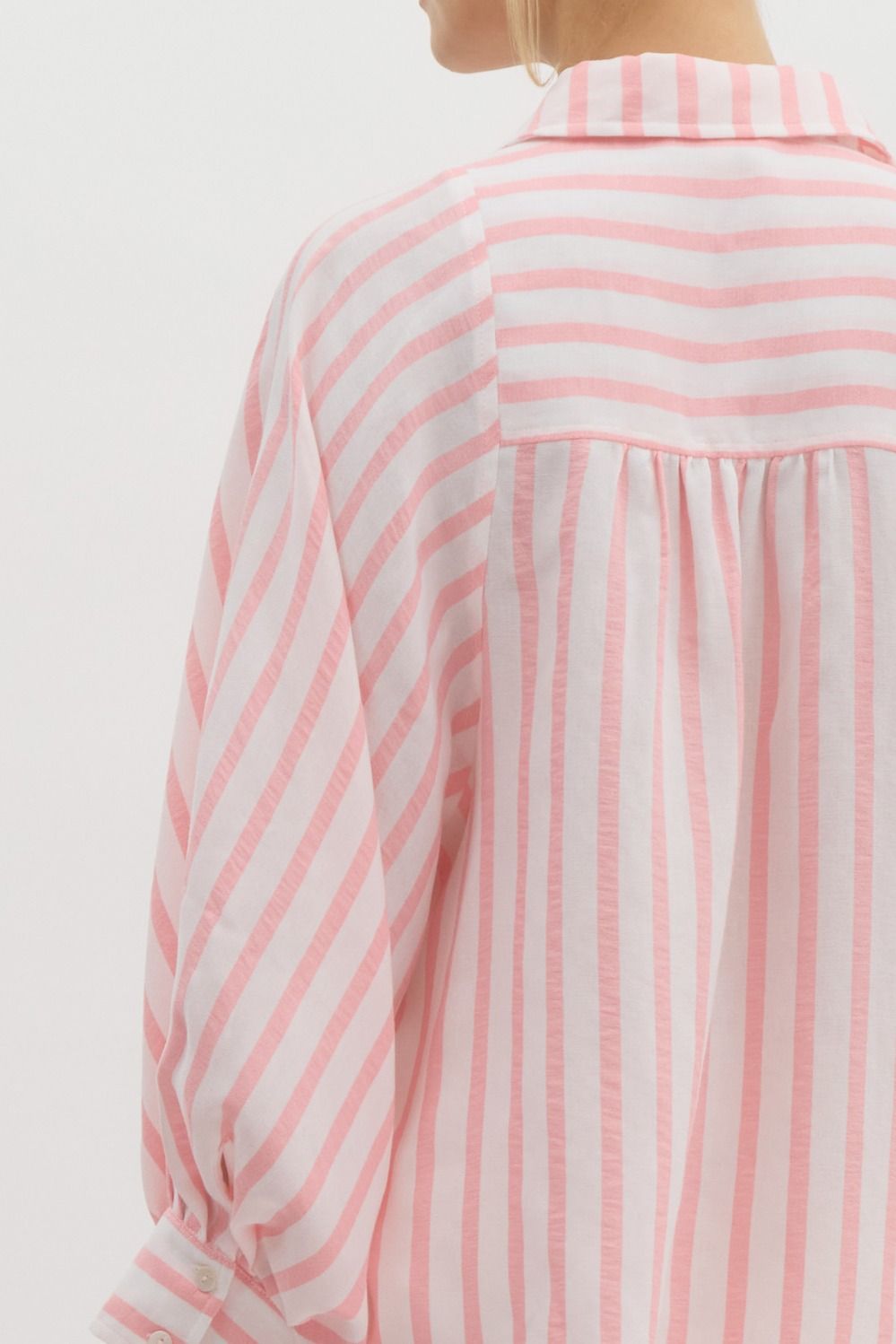 Preppy & Pink Stripe Blouse