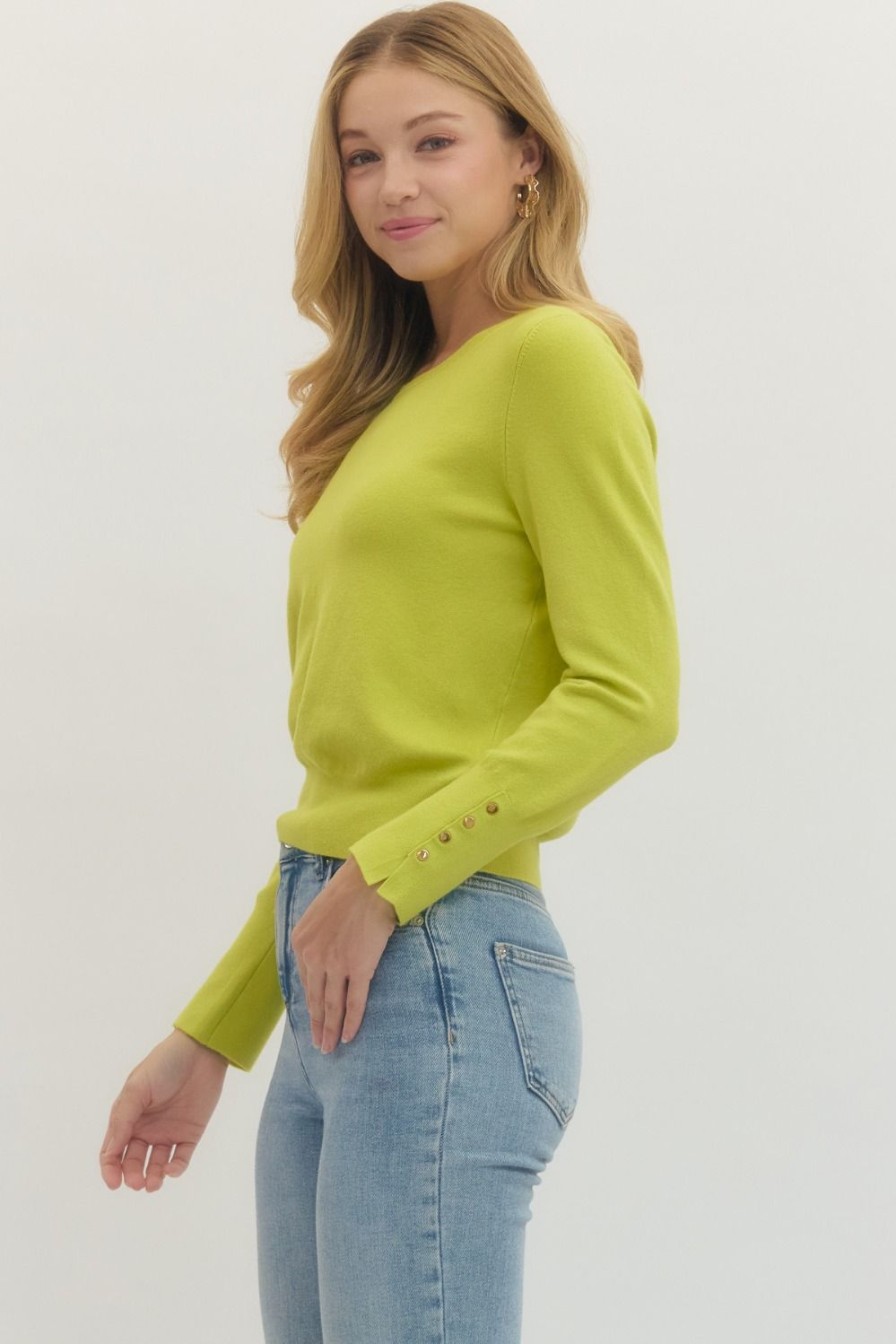 Charlotte Chartreuse Sweater