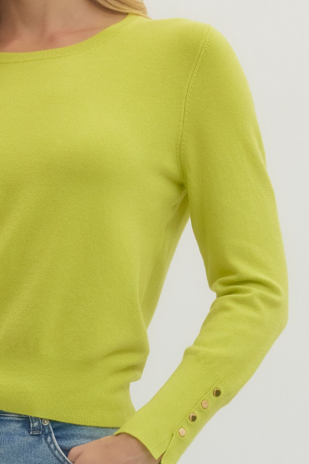 Charlotte Chartreuse Sweater