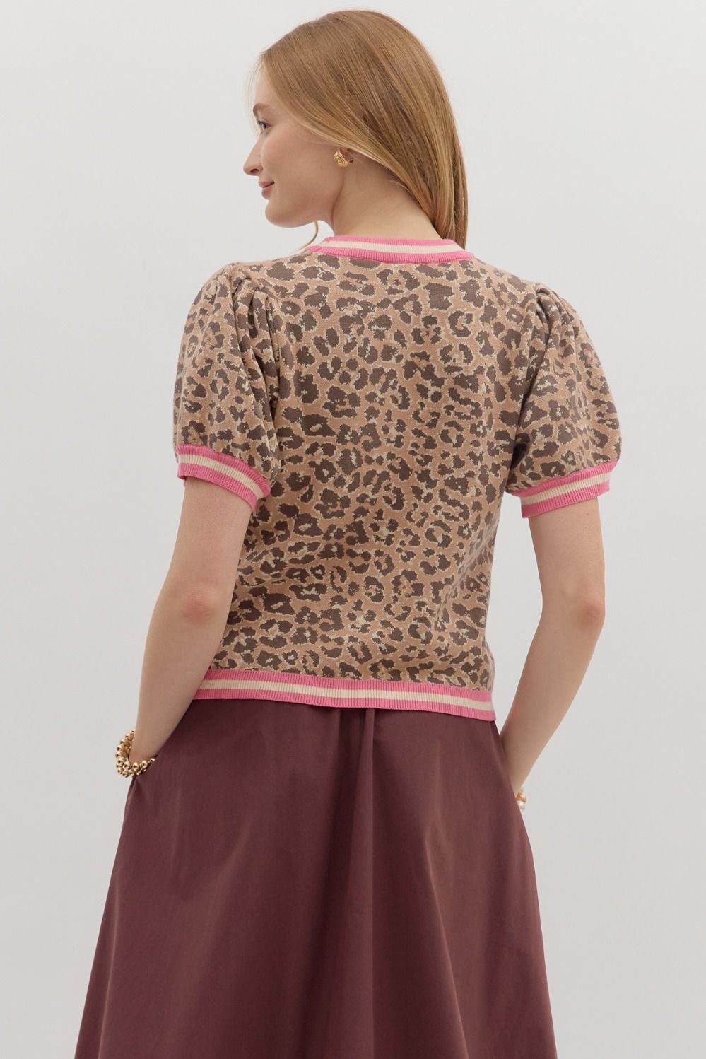 Wild Crush Leopard Sweater Tee