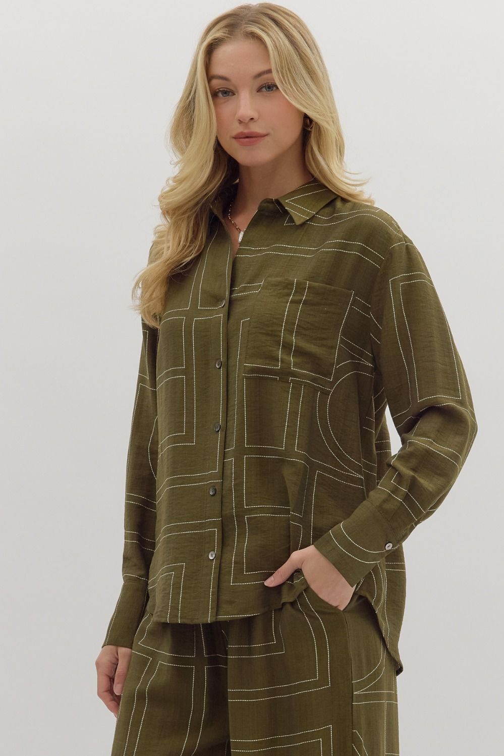 Modern Moment Olive Top