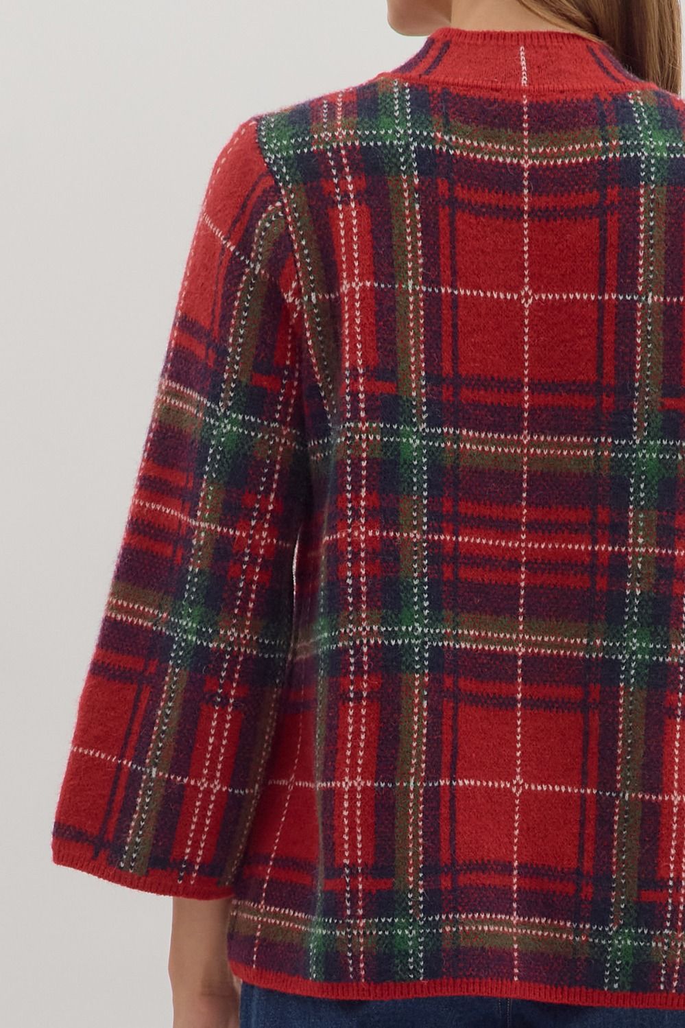 Adelina Plaid Sweater