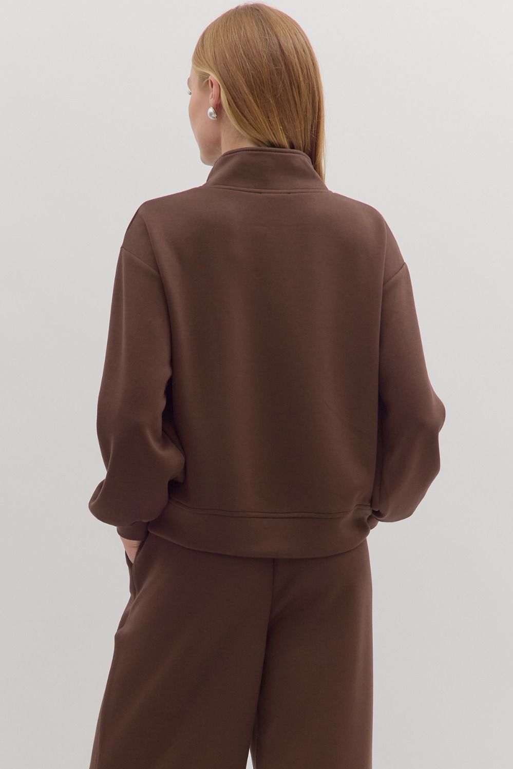 Espresso Scuba 1/2 Zip Pullover