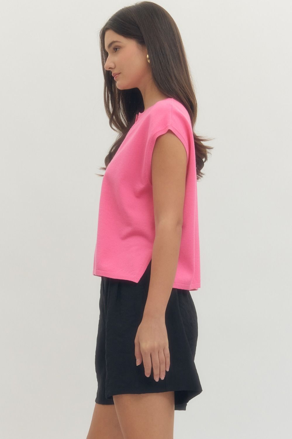 Prepped in Pink Knit Top
