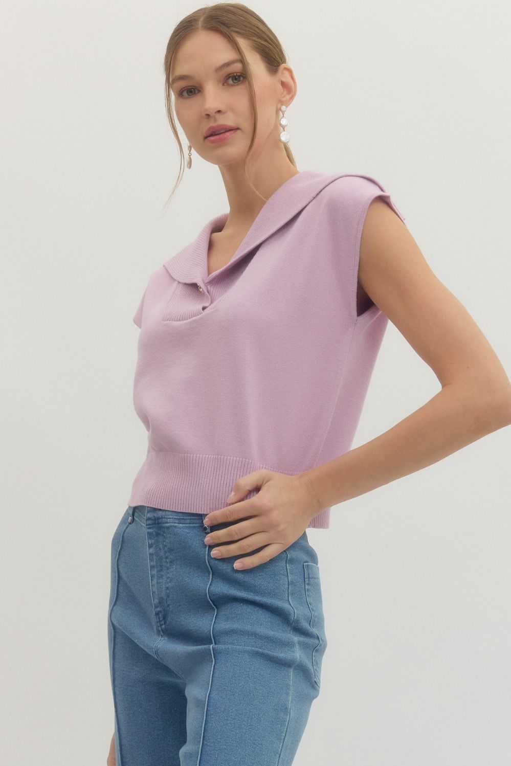Bloom Sailor Knit Top