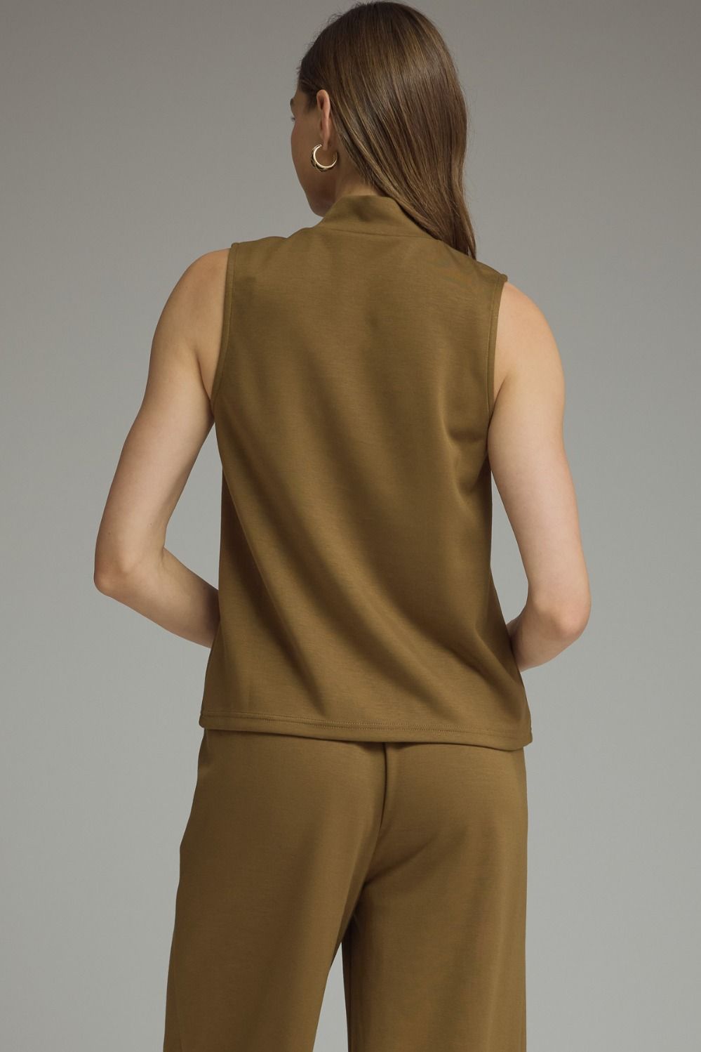Martini Olive Mockneck Tank