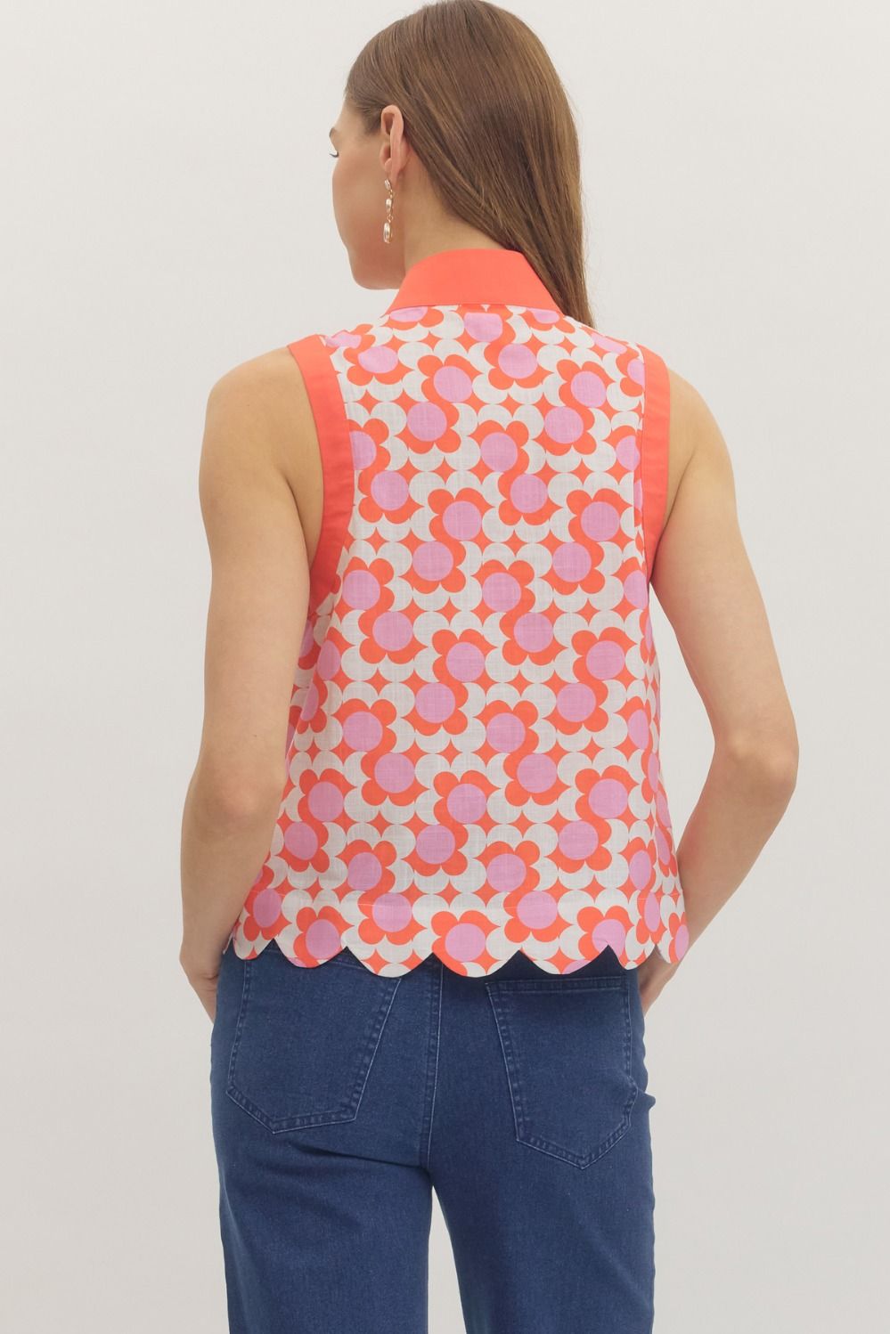Coral Cabana Top