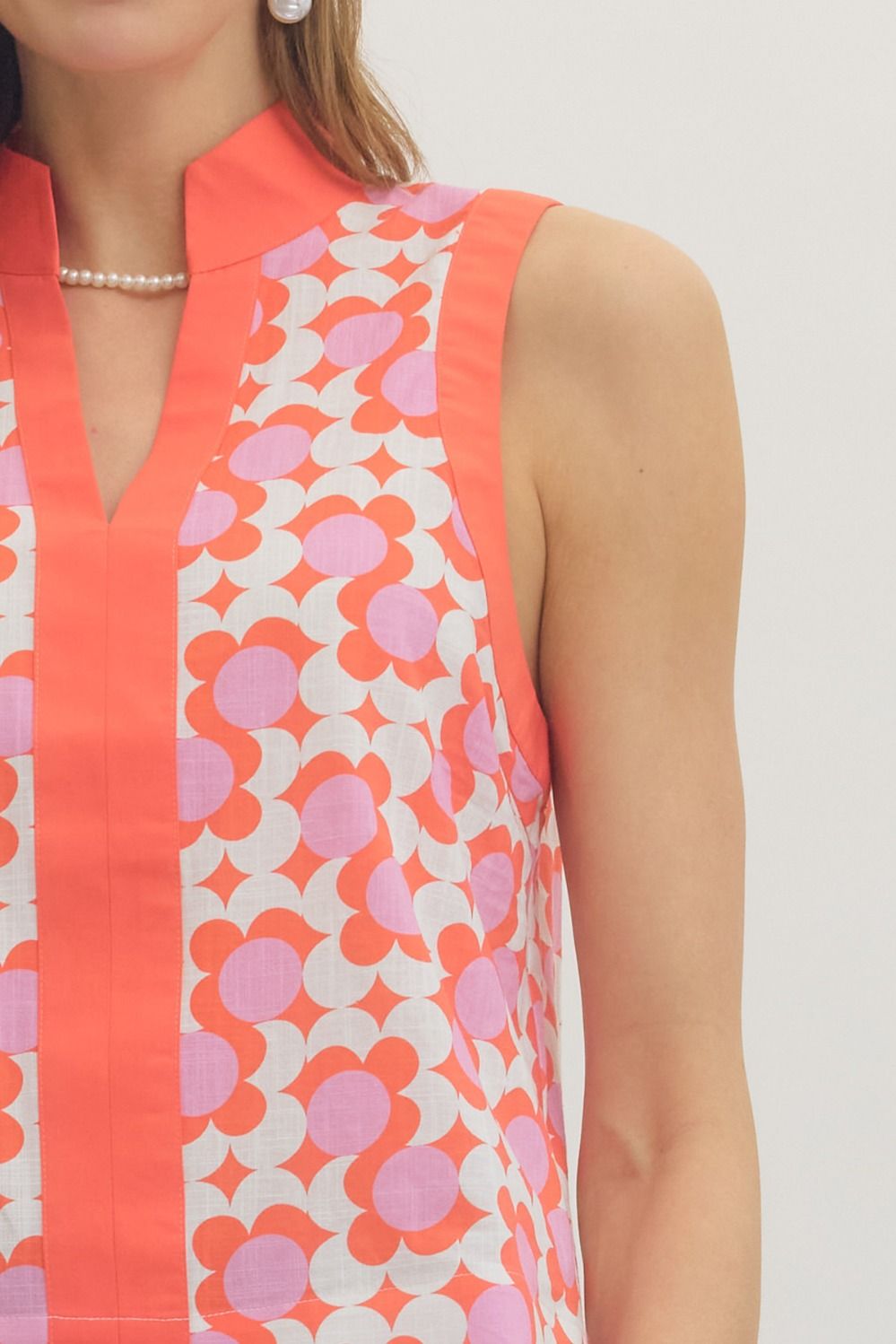 Coral Cabana Top