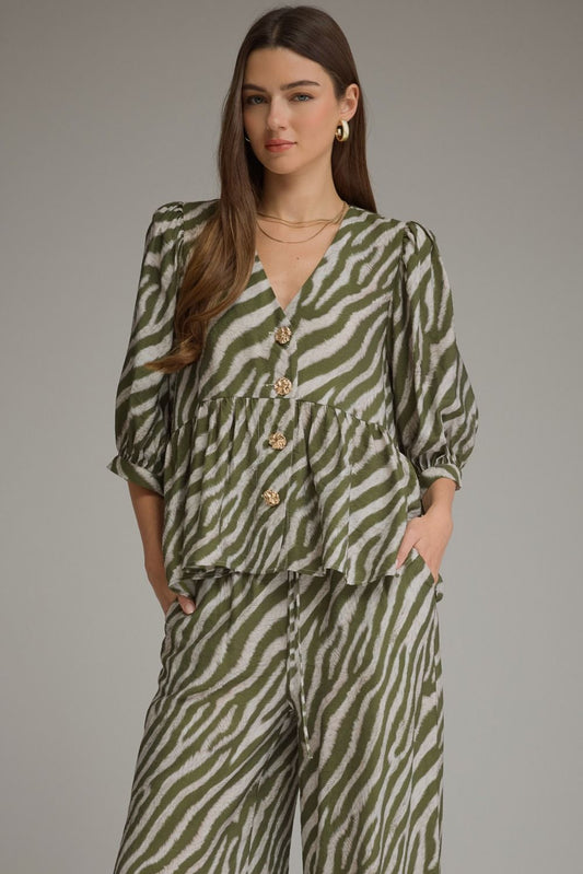 Wildly Refined Peplum Top