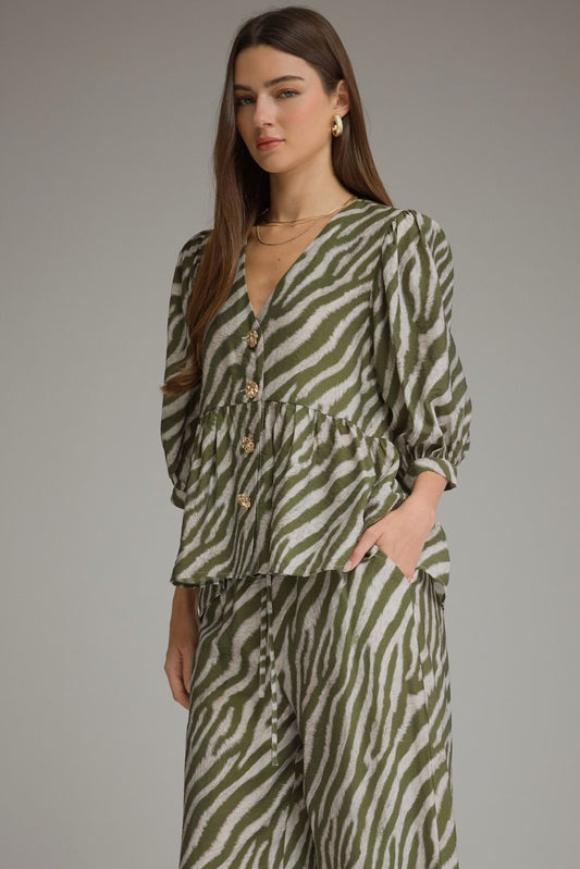 Wildly Refined Peplum Top