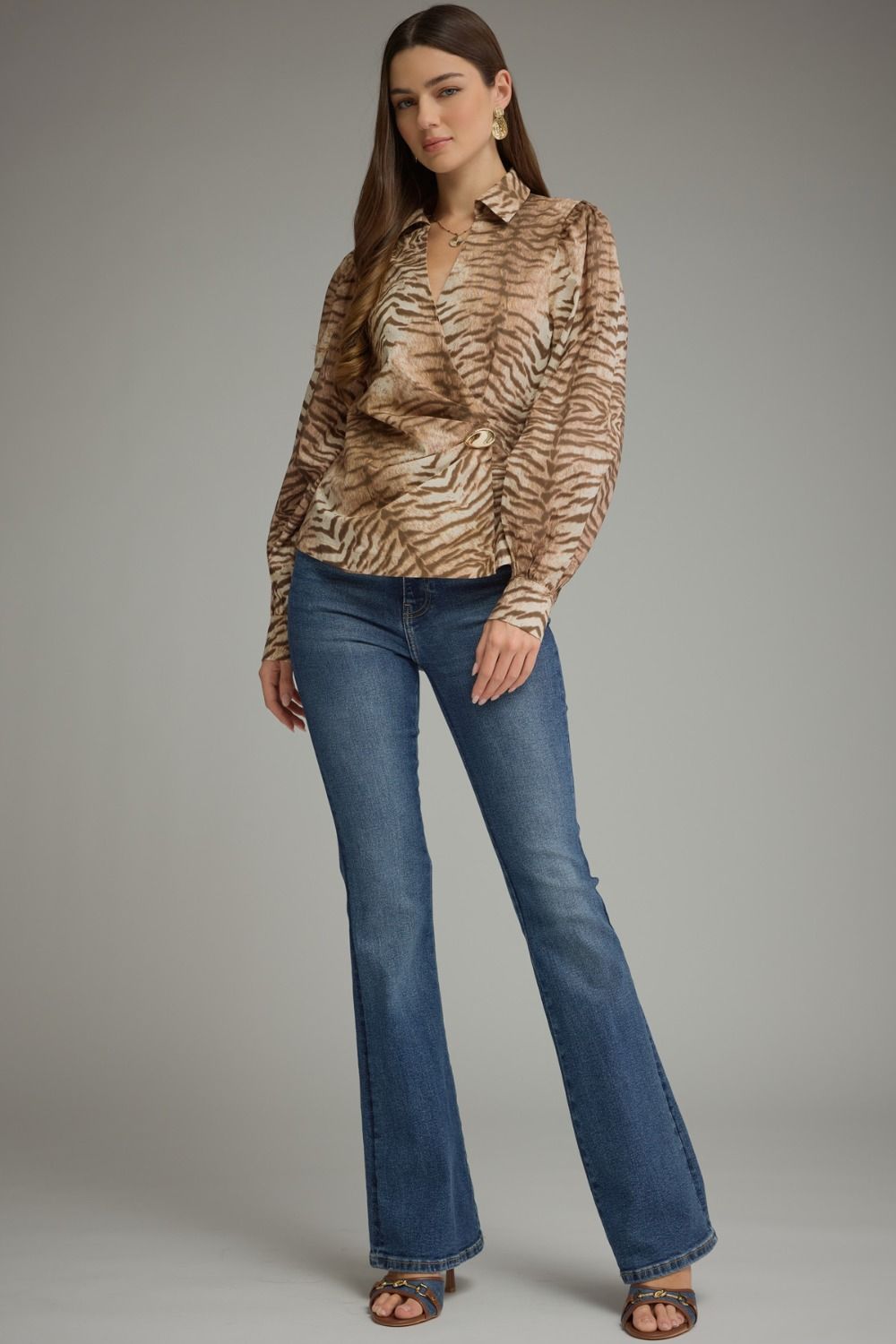 Sophia Wrap Blouse