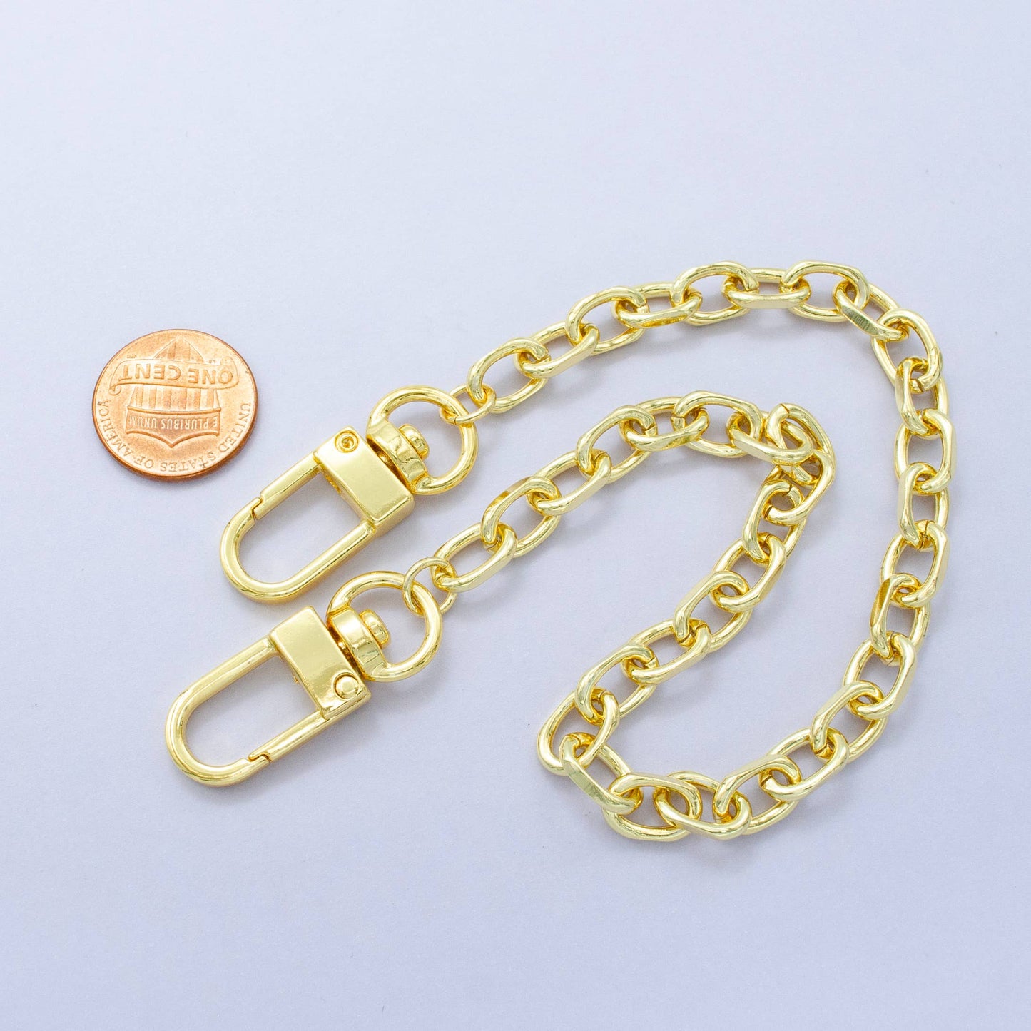 Chunky Gold Filled Cable Purse Chain for DIY Handbag Charm