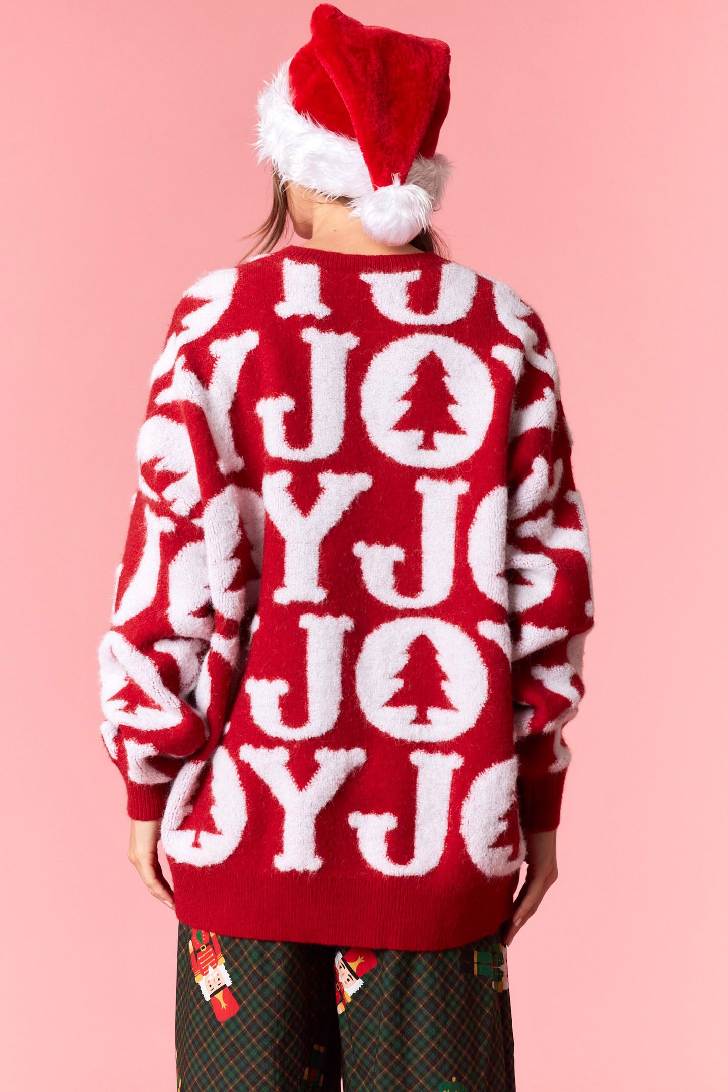 Holiday Red Joy Sweater