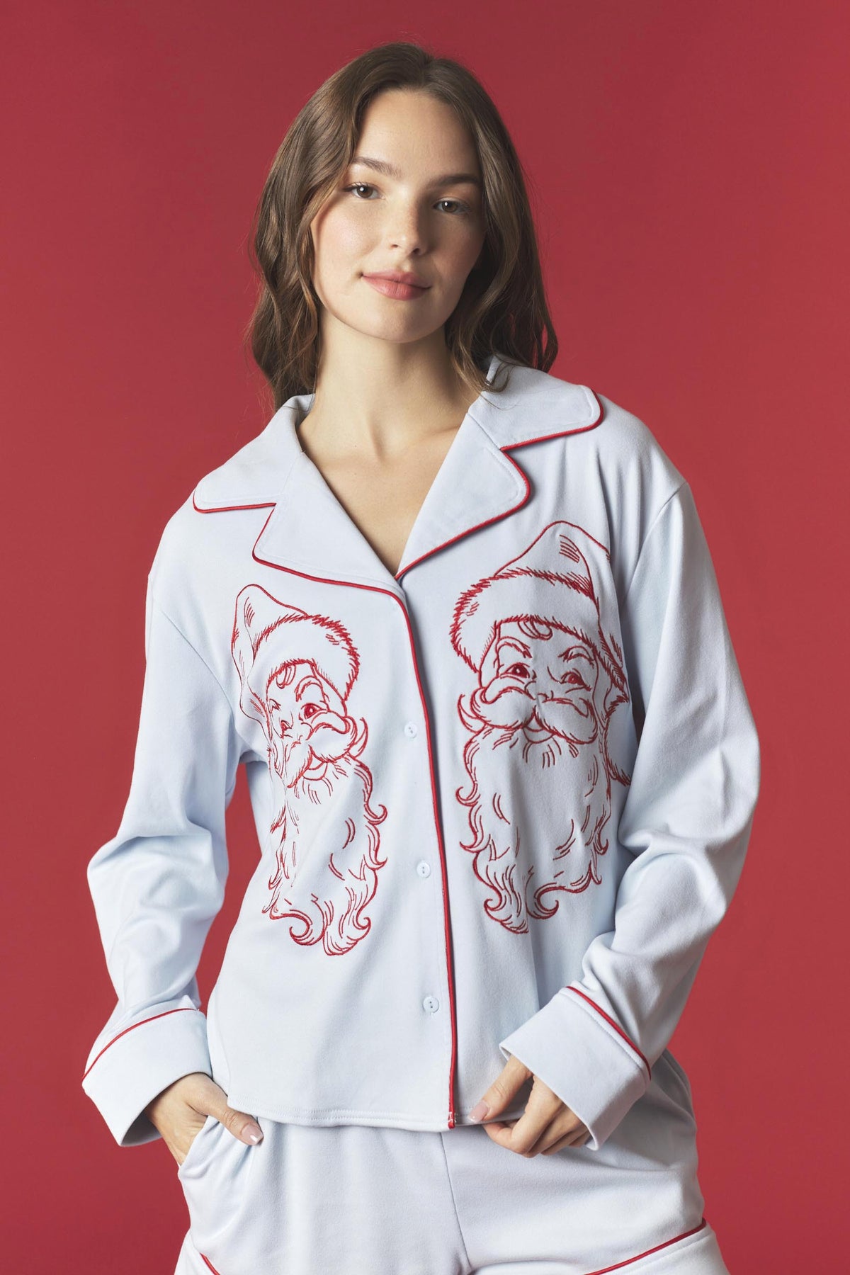 Vintage Santa Pajama Set