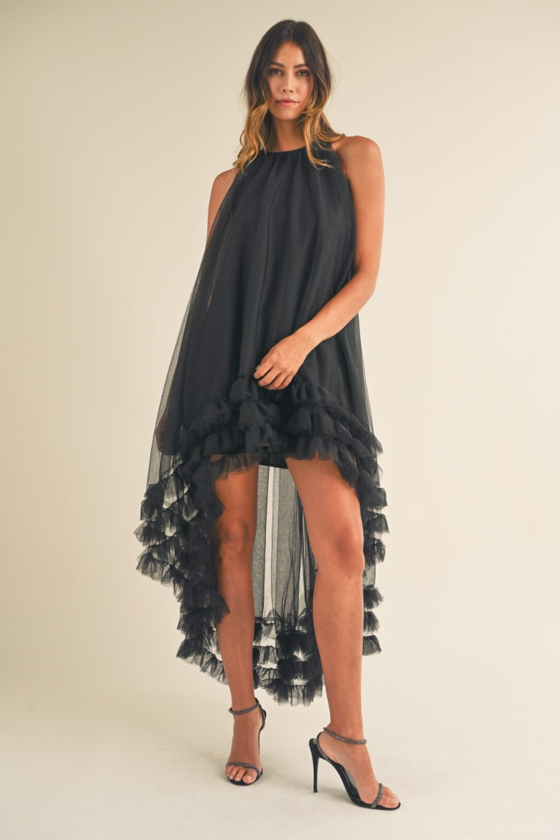 Monroe Hi-Low Ruffle Dress