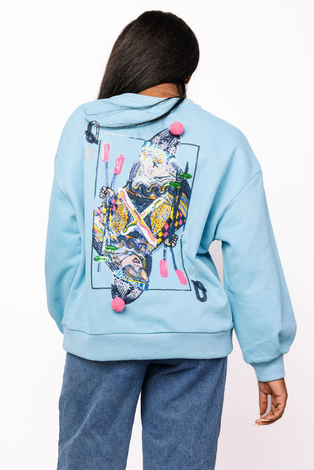 Aqua Ski QOS Card Sweatshirt