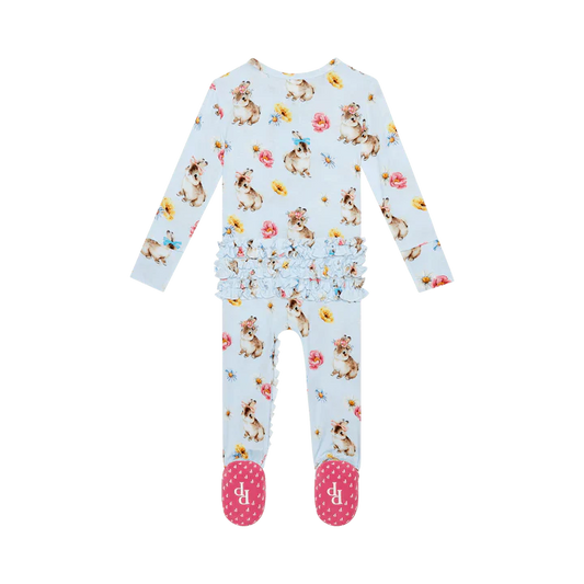 Tinsley Jane Ruffle Footie