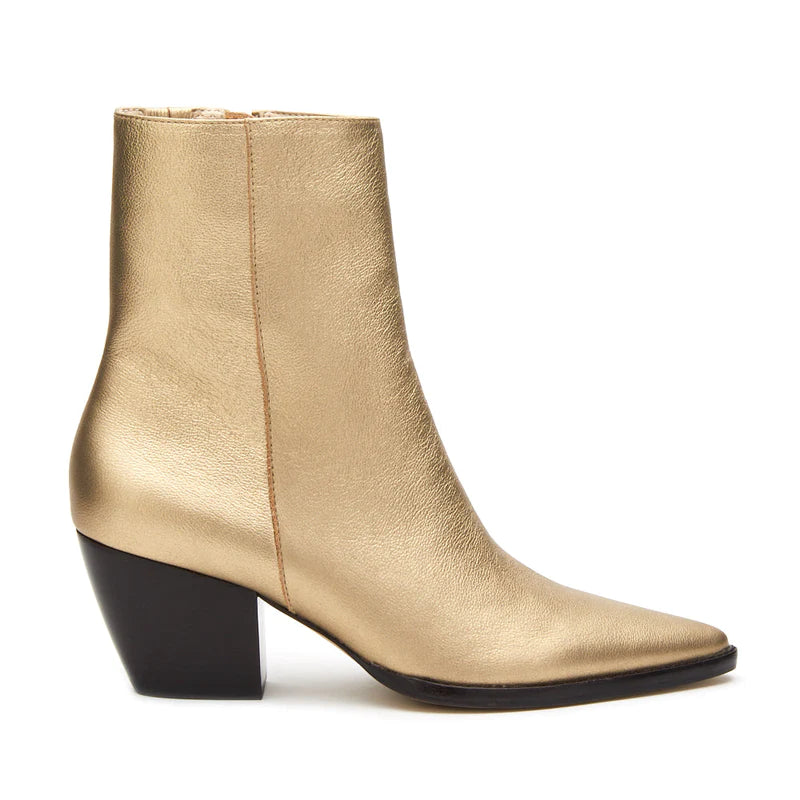 Caty Gold Ankle Boot