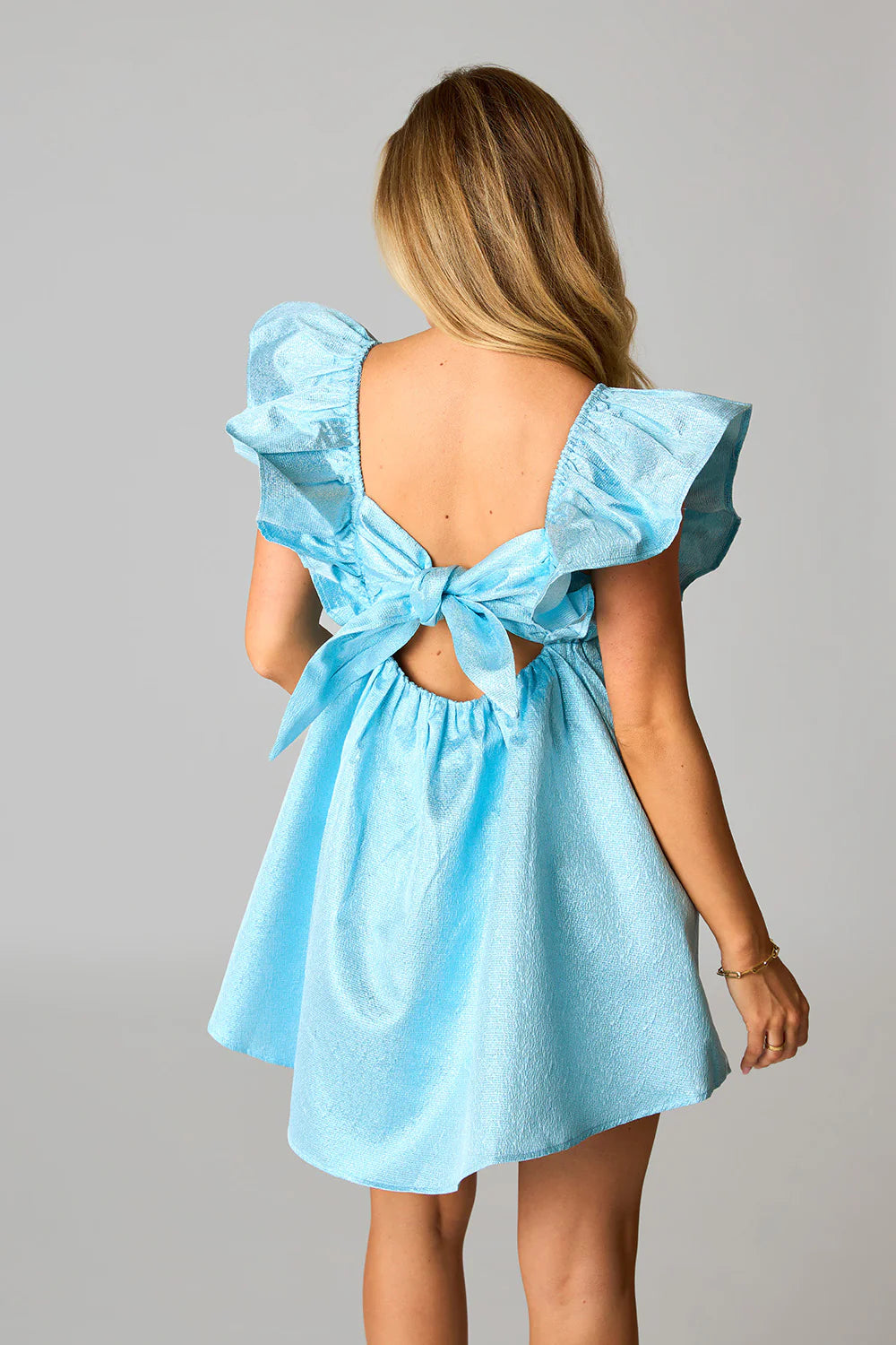 Penny Ruffle Sleeve Dress