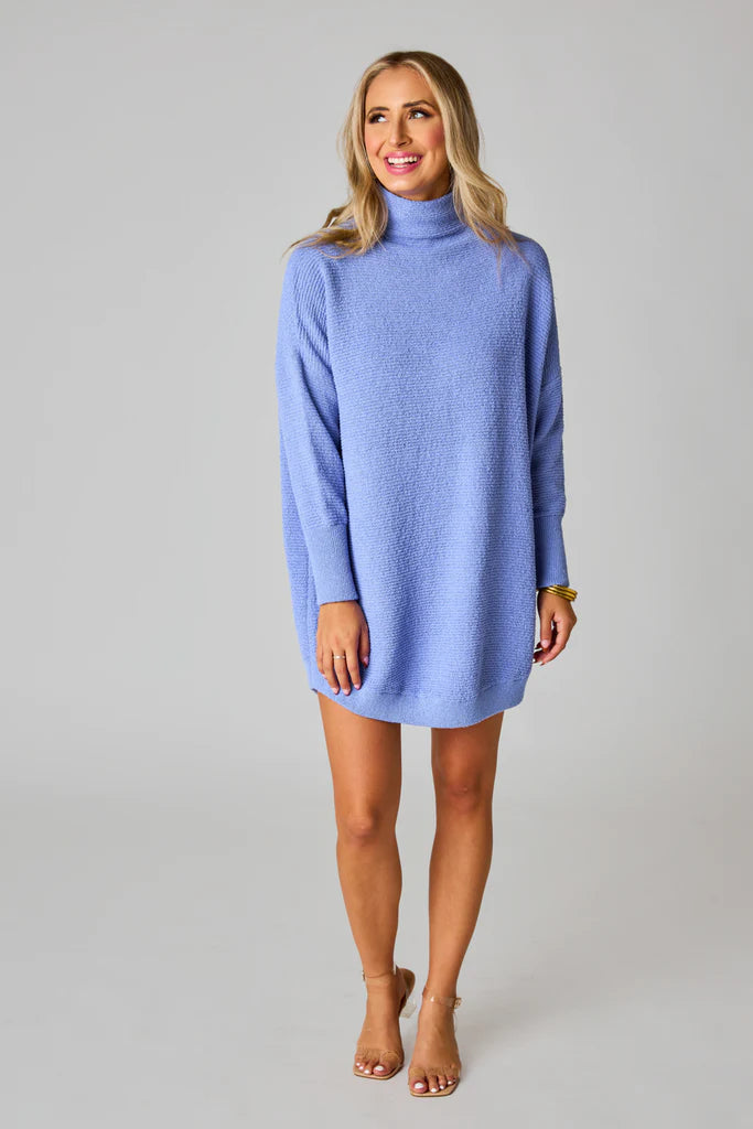 Mara Ultramarine Sweater Tunic Dress