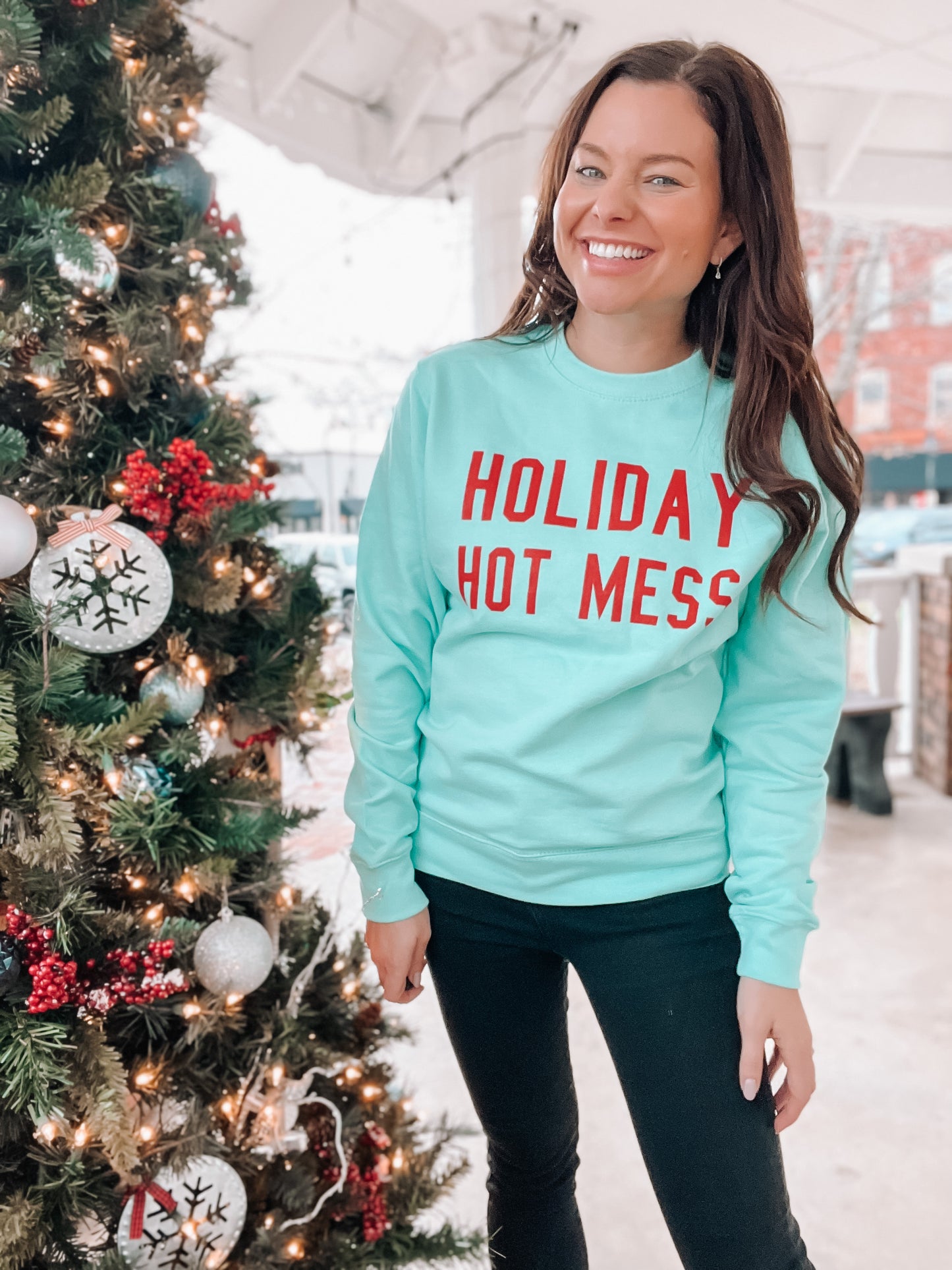 Holiday Hot Mess Sweatshirt